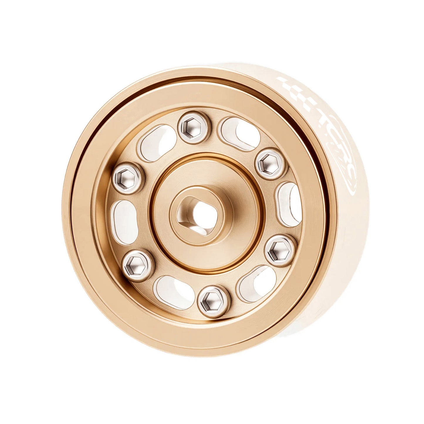 TCRC Deep Dish Brass 0.7inch Beadlock Wheels Hubs for 1/30 Axial SCX30