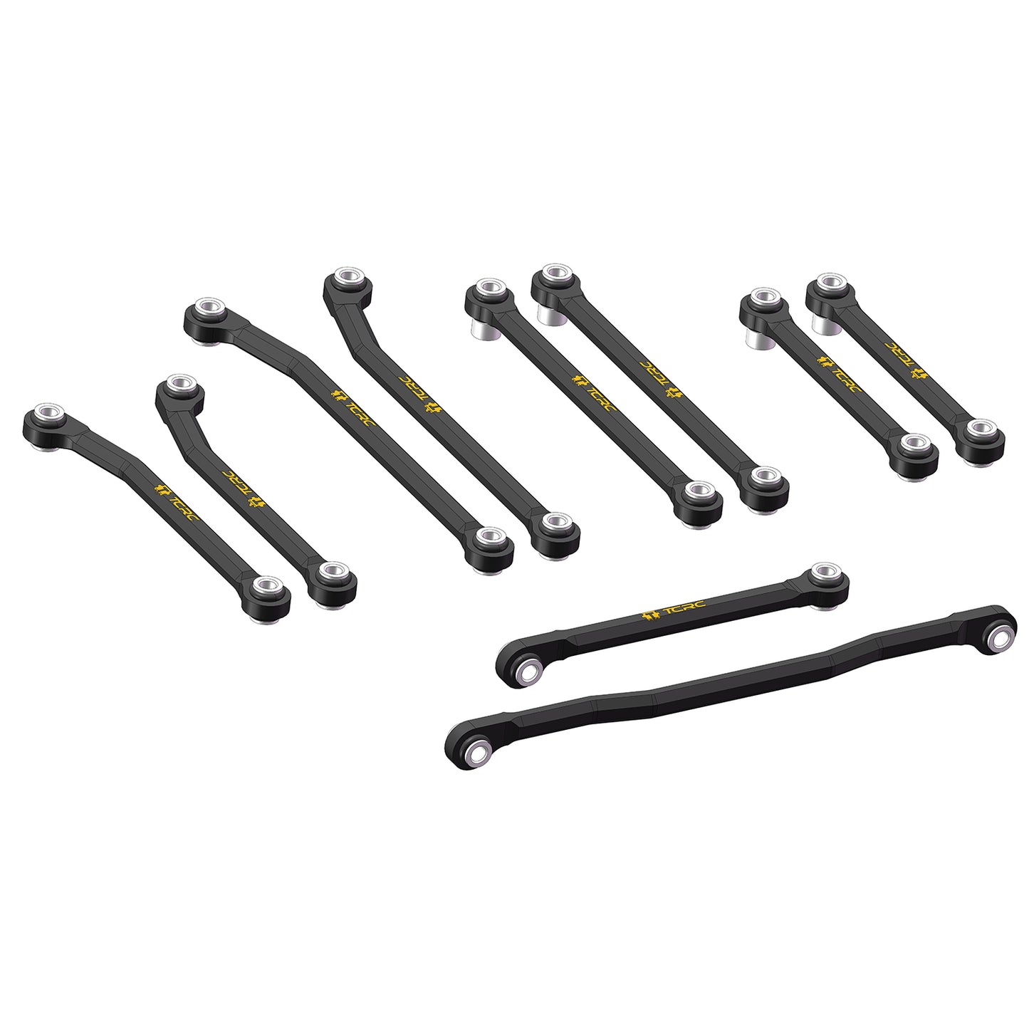 TCRC 10PCS Brass High Clearance Chassis Links and Steering Links set for HPI Venture18