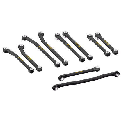 TCRC 10PCS Brass High Clearance Chassis Links and Steering Links set for HPI Venture18