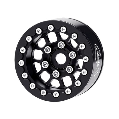 TCRC 4PCS Deep Dish Splash Anodizing Aluminum 1.55 Inch Wheels Hubs