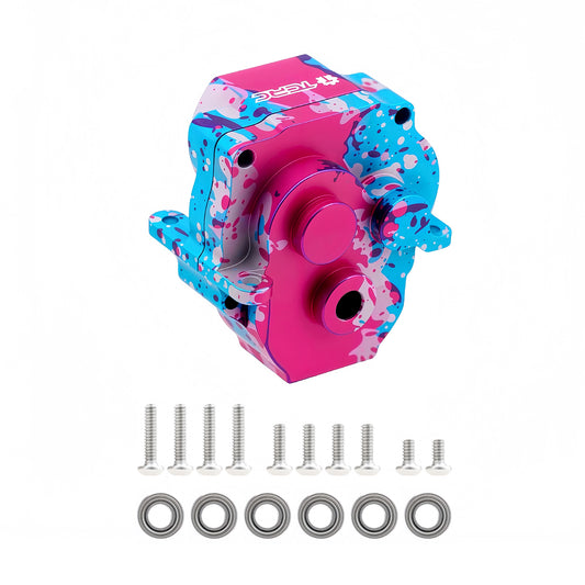 TCRC Splash Anodizing Aluminum Gearbox Housing Transmission Case for 1/18 TRX4M Defender Bronco F-150