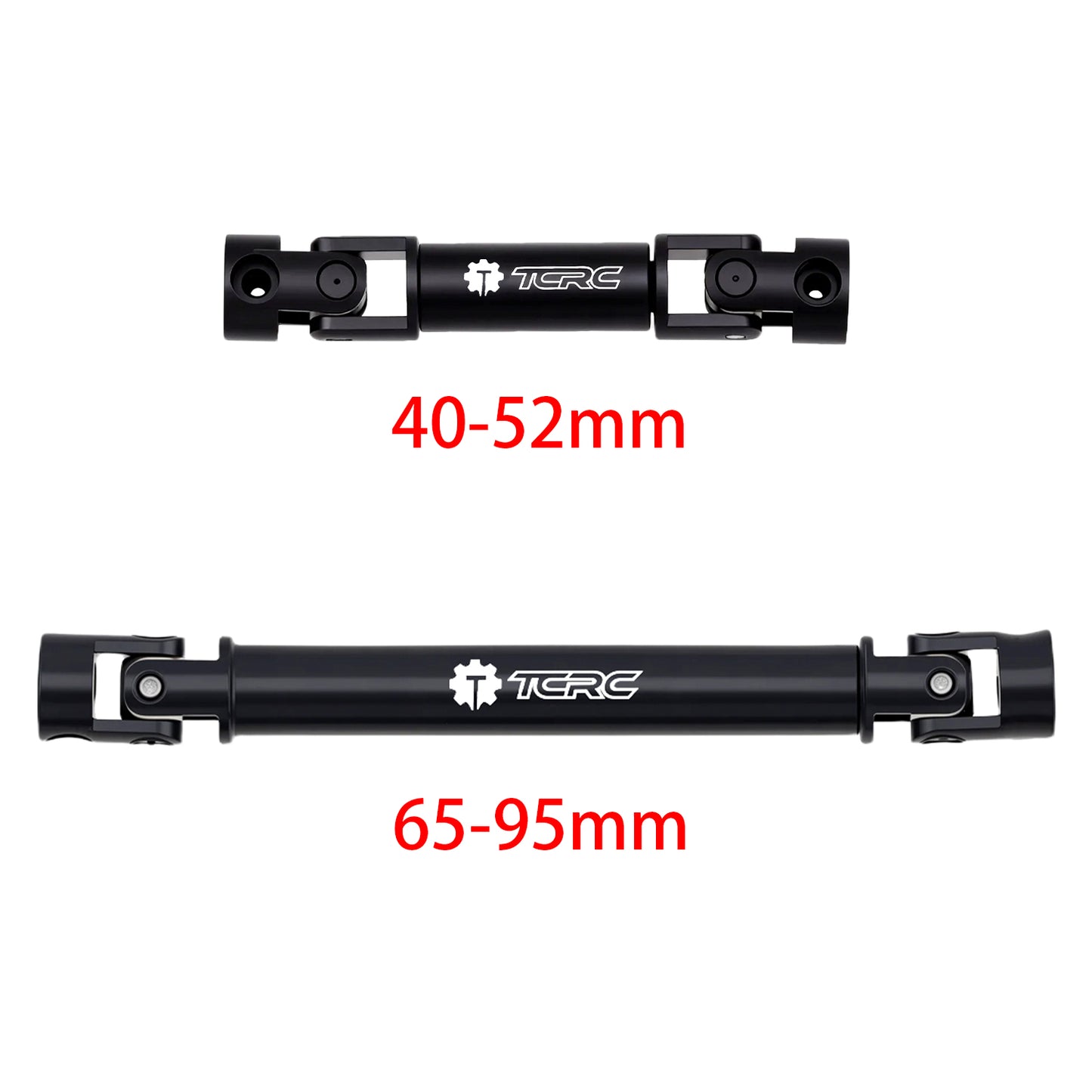 TCRC 2PCS Hard Alloy Steel 4140 Chromoly Drive Shafts For 1/24 Axial SCX24 Gladiator Dodge Power Wagon