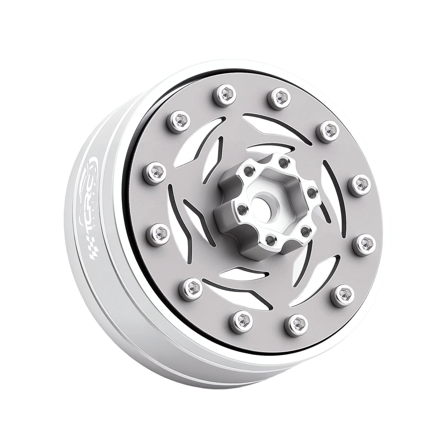 TCRC 4PCS Grade 5 Titanium Wheel Face Aluminum 1.3 Inch Wheels Hubs