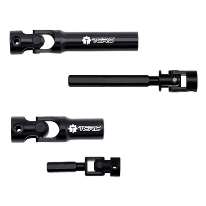 TCRC 2PCS Hard Alloy Steel 4140 Chromoly Drive Shafts Set for 1/18 TRX4M Defender Bronco Crawler Truck Upgrade
