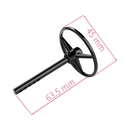 TCRC Aluminum Universal RC Car Steering Wheel for 1/10 RC Rock Crawler