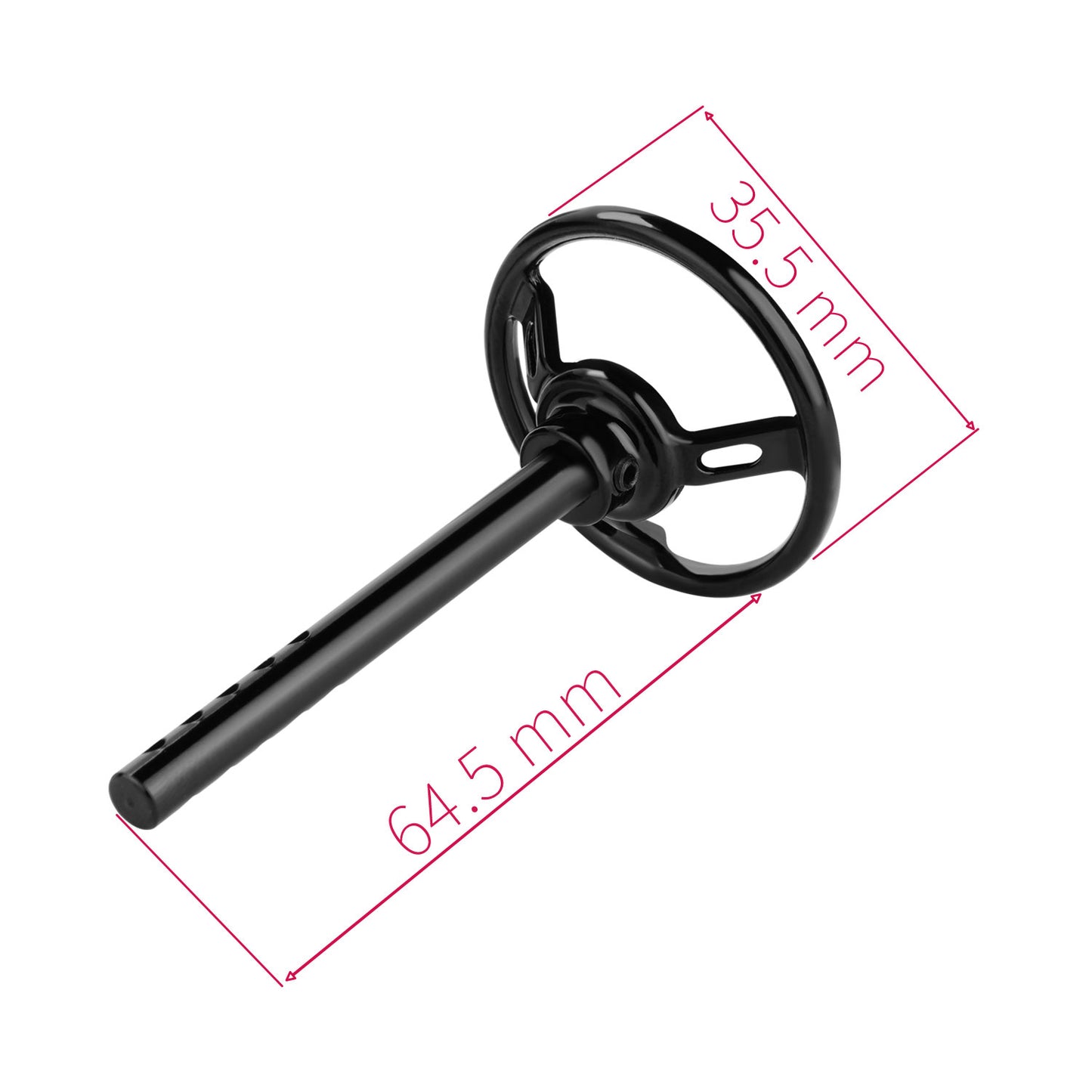 TCRC Aluminum Universal RC Car Steering Wheel for 1/10 RC Rock Crawler Axial