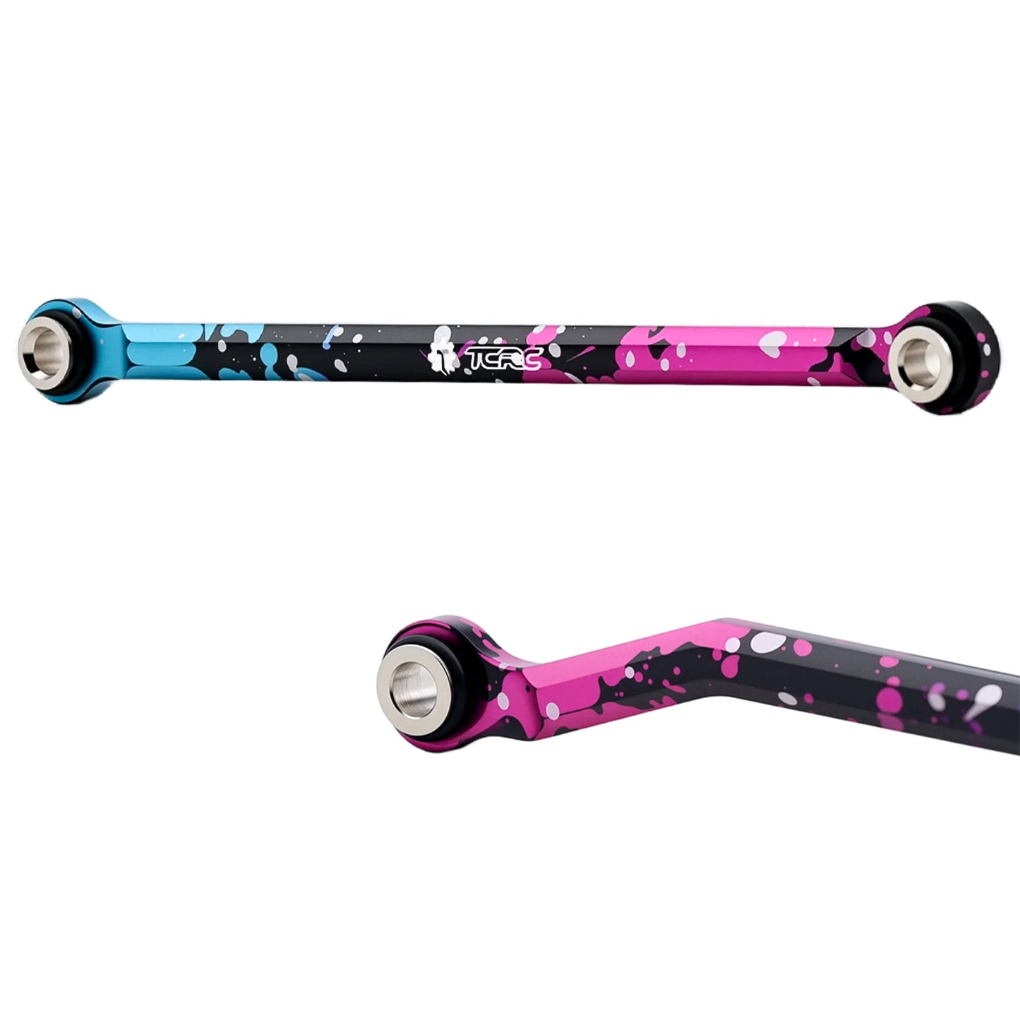 TCRC Splash Anodizing Aluminum High Clearance Chassis Links Set for 1/18 TRX4M Defender Bronco