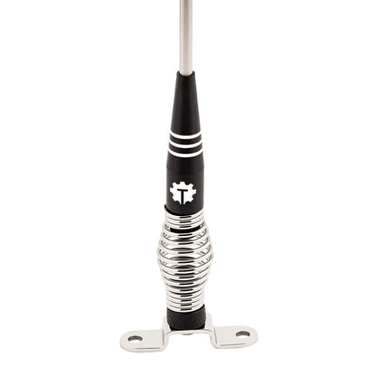 TCRC 80mm&100mm Decorative RC Car Hard Spring Antenna with GR5 Titanium Mast Set for 1/24 1/18 RC Crawler Car
