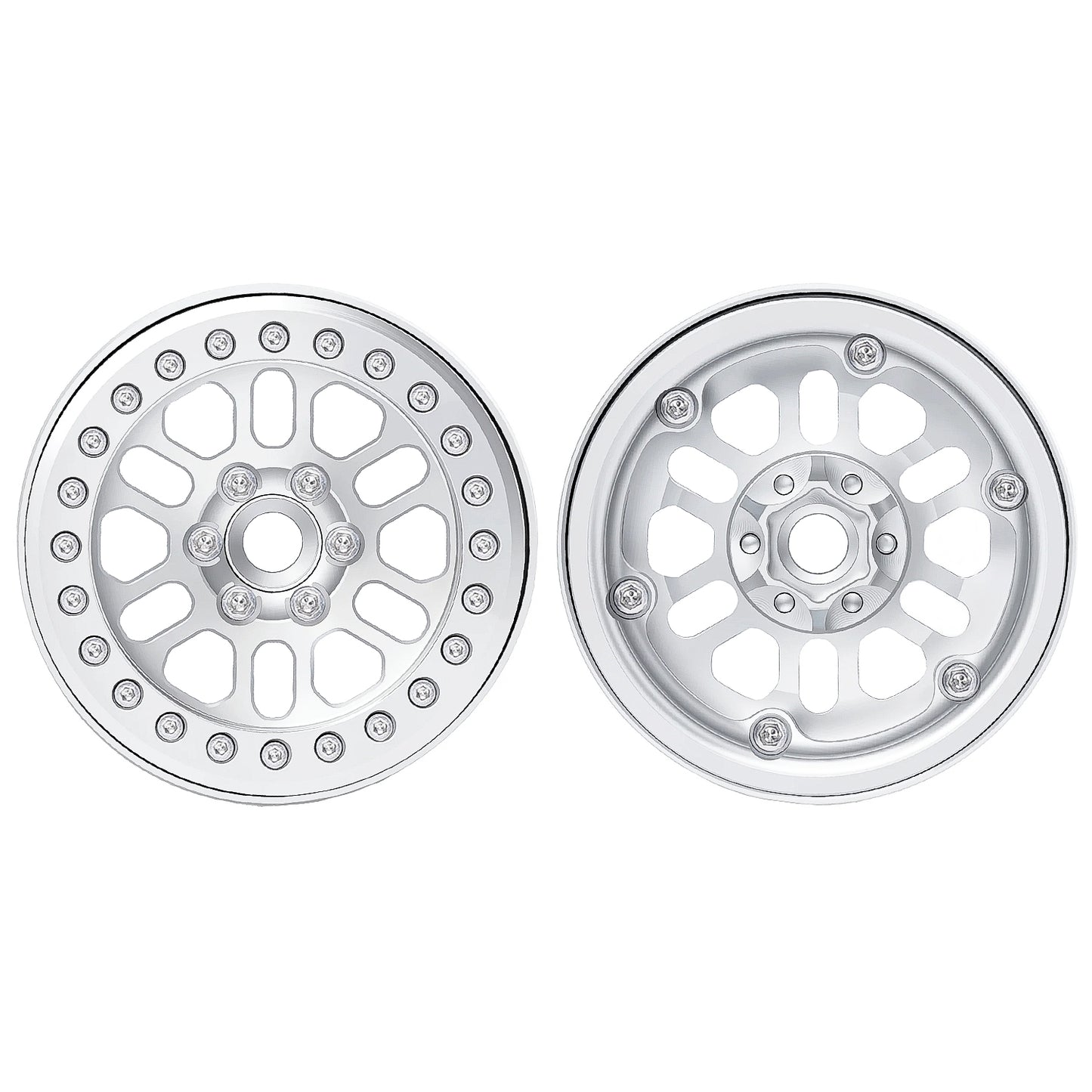 TCRC Splash Anodizing Aluminum 2.2 Inch Beadlock Wheel Hubs