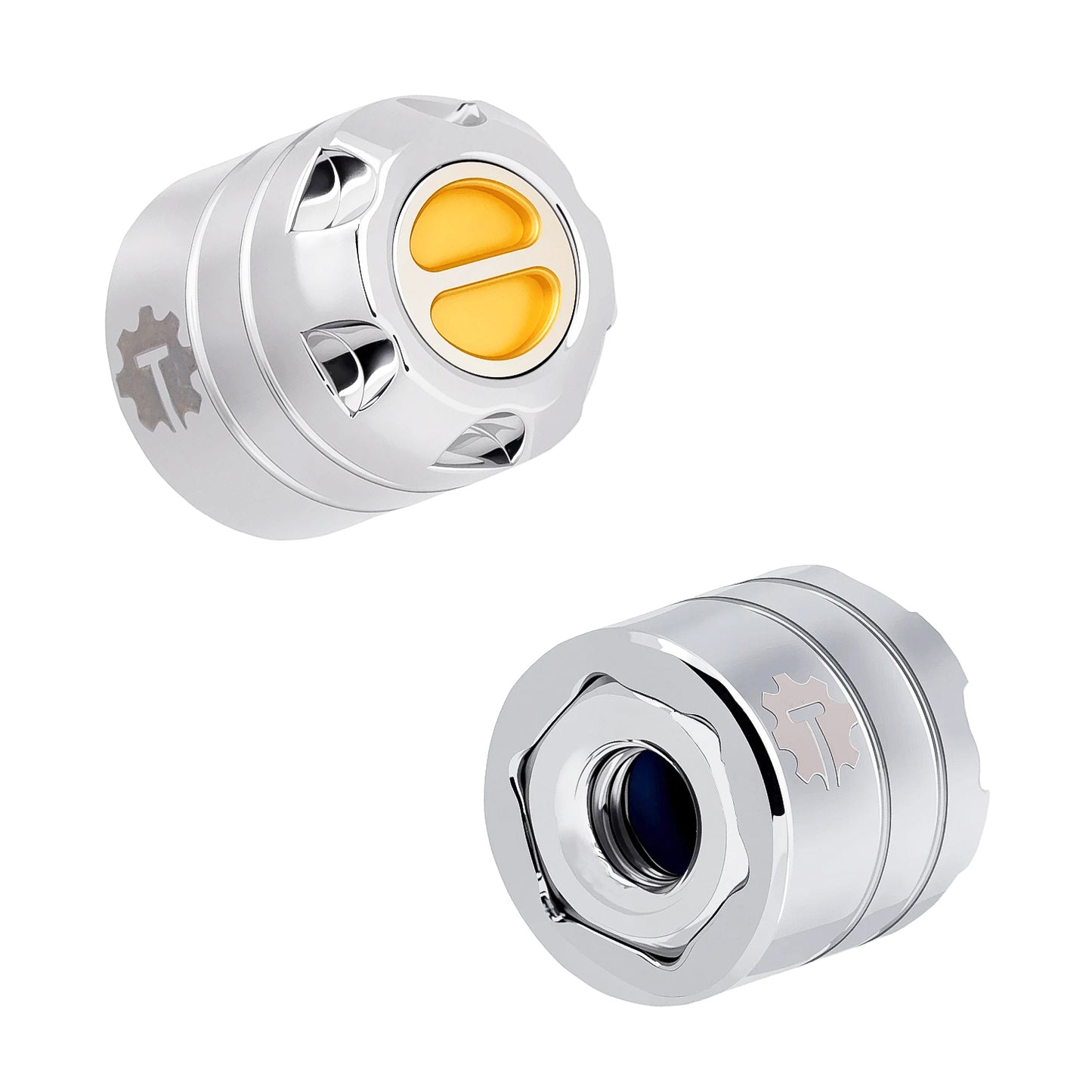 TCRC 4PCS Aluminum M4 Nut Wheel Rim Center Cap Manual Locking Hubs