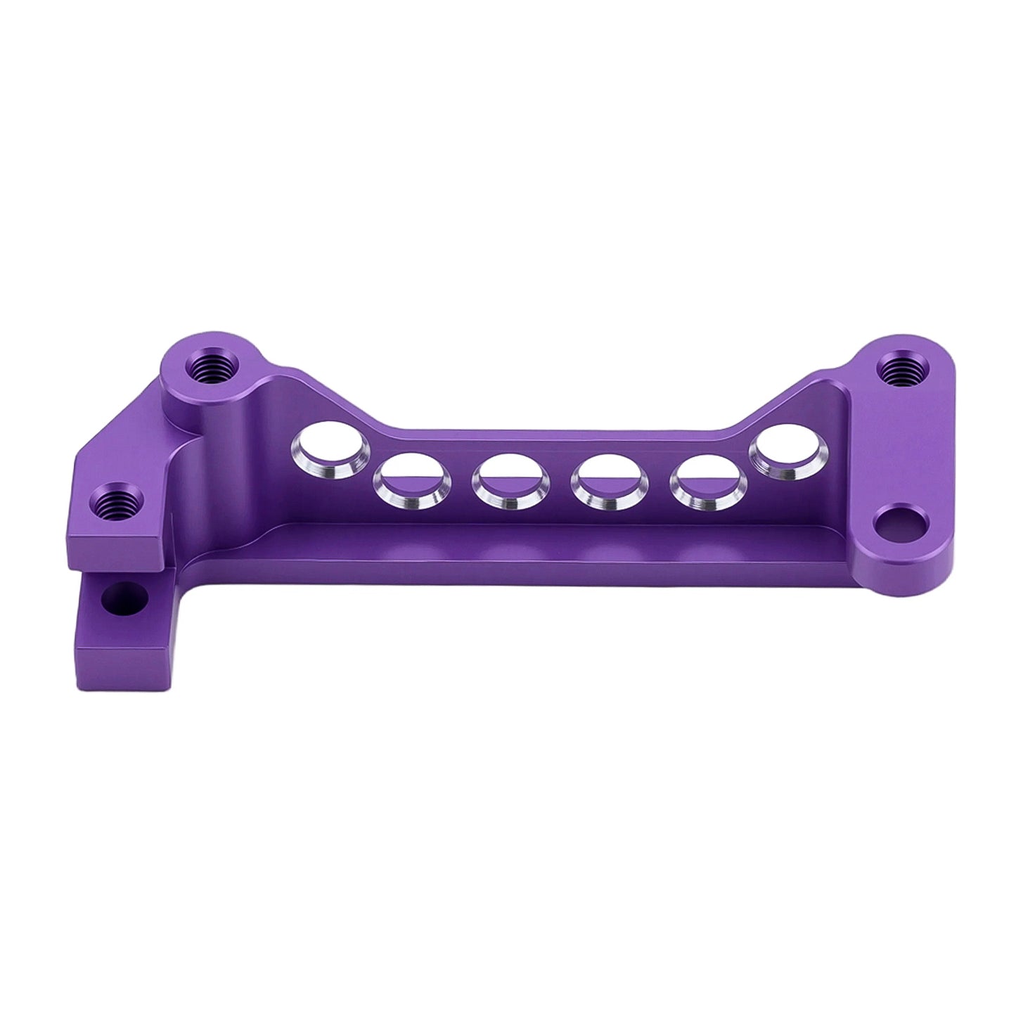 TCRC Aluminum Front Axle Tie Rod Bracket Seat Pull Rod Base for Axial 1/8 AXP8 Gilamon Trail Buggy