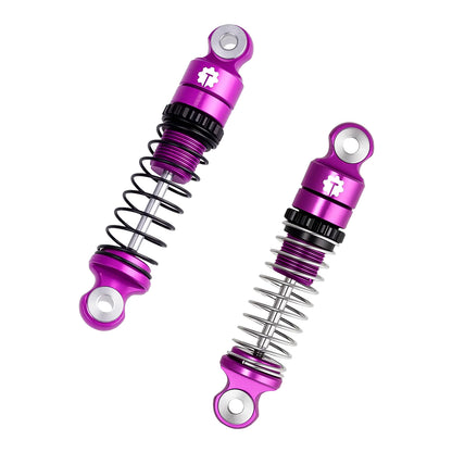 TCRC 4PCS Aluminum 24.5mm Shock Absorber Damper Set for Axial SCX30 1/30 RC Crawler Car Upgrades