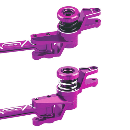 TCRC Aluminum Servo Saver Steering Bellcrank Assembly Set for 1/8 Traxxas Maxx Slash