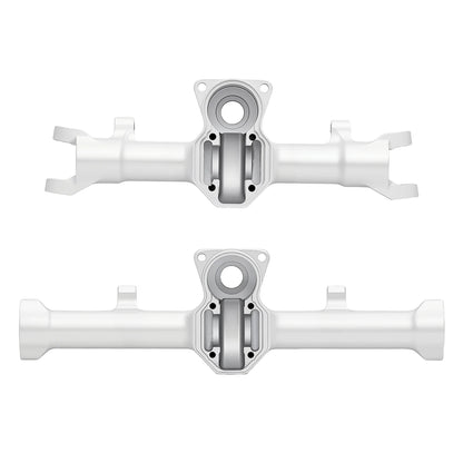 TCRC Aluminum Front Rear Axle Housing with Diff Covers Set for Axial SCX24 Bronco Gladiator Deadbolt C10 1/24 RC Crawler