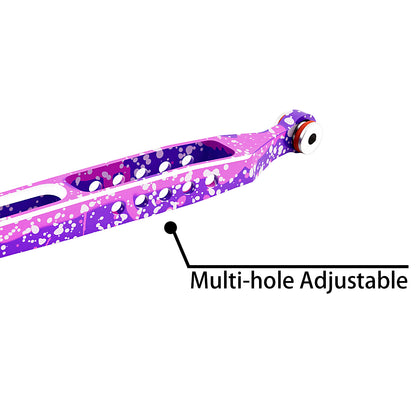 TCRC 2PCS Splash Anodizing Aluminum Rear Lower Suspension Linkage Trailing Arm Tie Rod for Axial 1/8 AXP8 Gilamon Trail Buggy
