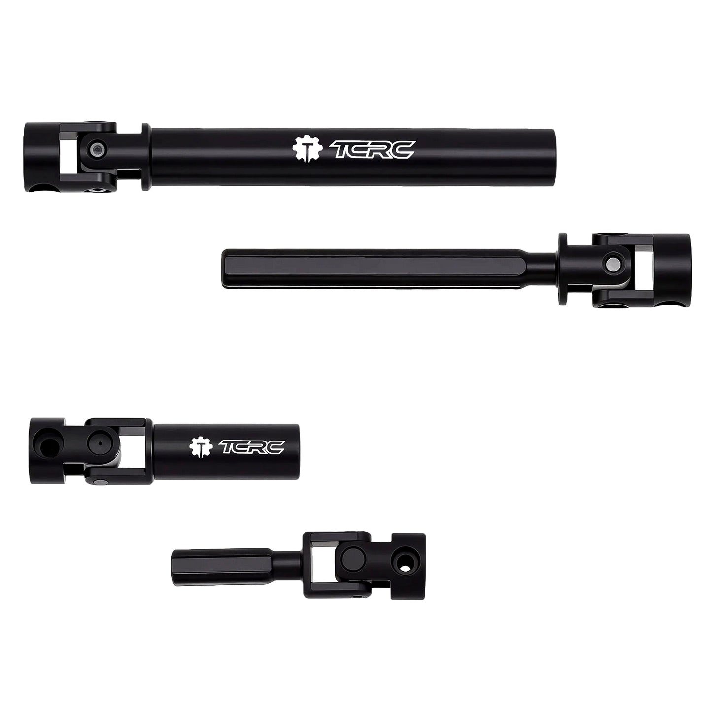 TCRC 2PCS Hard Alloy Steel 4140 Chromoly Drive Shafts For 1/24 Axial SCX24 Gladiator Dodge Power Wagon