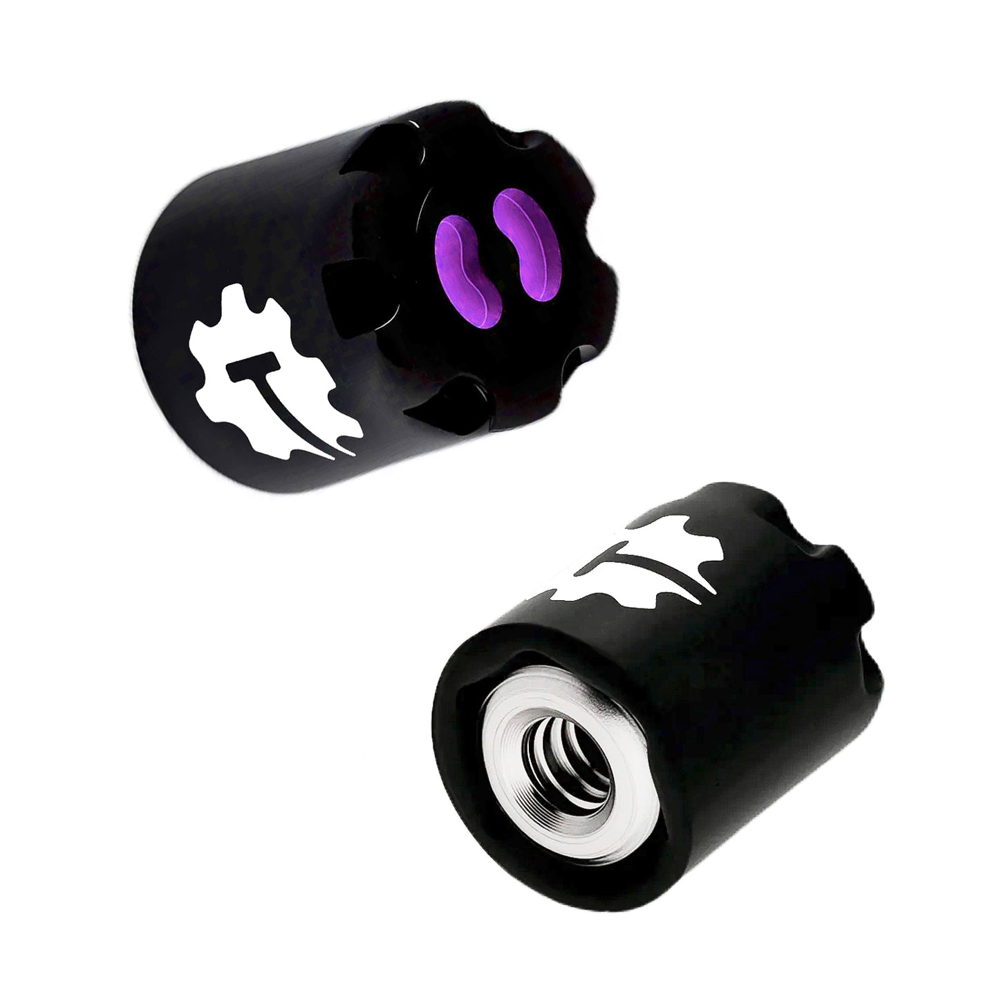 TCRC 4PCS Aluminum M2 Wheels Center Caps Lock Nuts