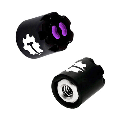 TCRC 4PCS Aluminum M2 Wheels Center Caps Lock Nuts