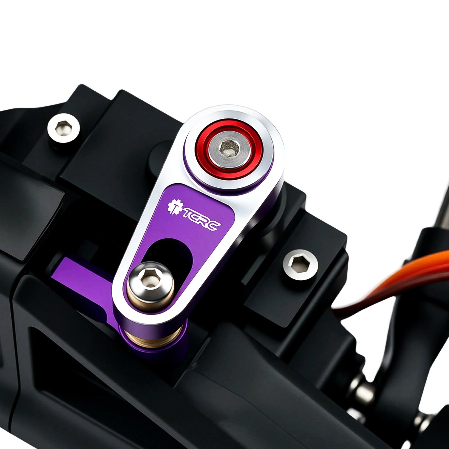 TCRC 7075 Aluminum Rear 20T Servo Horn with Adjustable connecting rod for Axial 1/8 AXP8 Gilamon Trail Buggy
