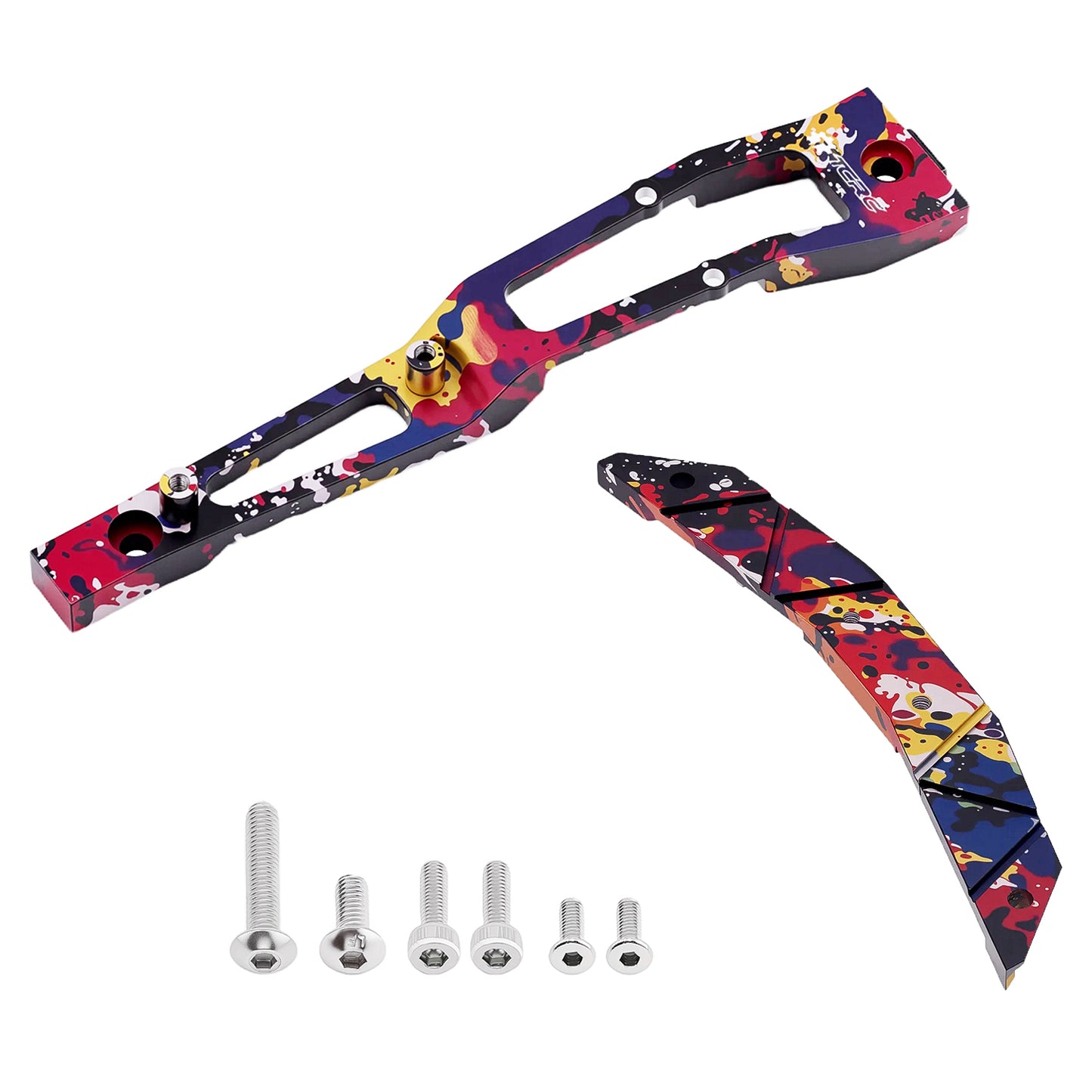 TCRC Splash Anodizing Aluminum Front Chassis Brace for 1/8 Traxxas Maxx Slash