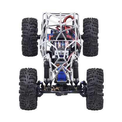 CRC Metal Roll Cage Body Shell with Aluminum LED Lamp Holder for 1/18 TRX4M Defender Bronco Crawler Truck