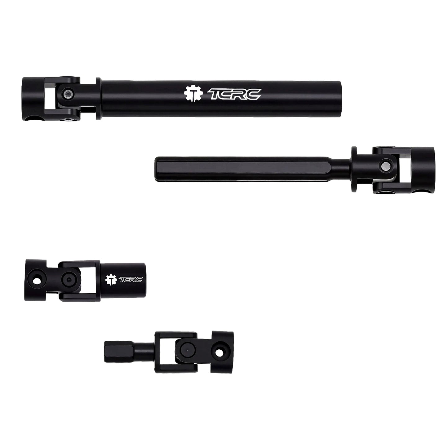 TCRC 2PCS Hard Alloy Steel 4140 Chromoly Drive Shafts For 1/24 Axial SCX24 Lexus GX 470