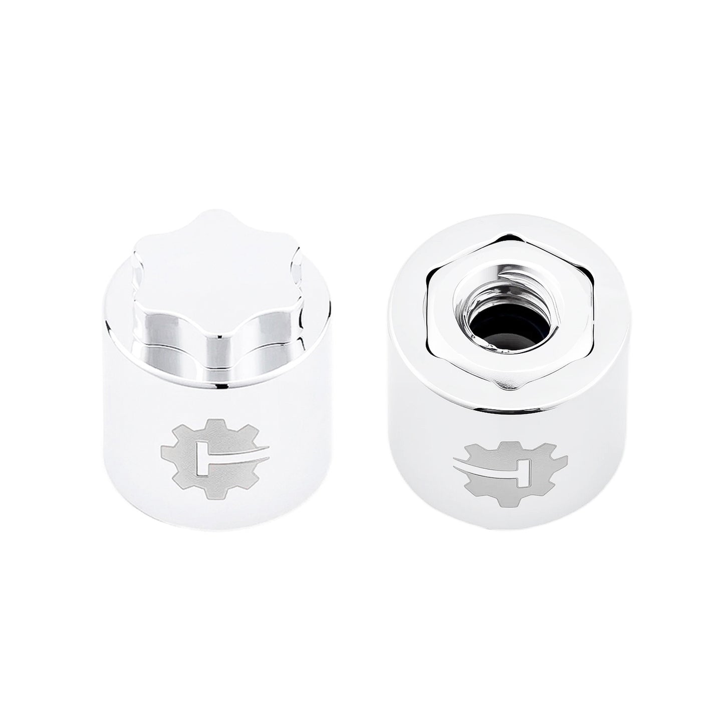 TCRC 4PCS Aluminum M4 Nut Wheel Rim Center Cap Manual Locking Hubs