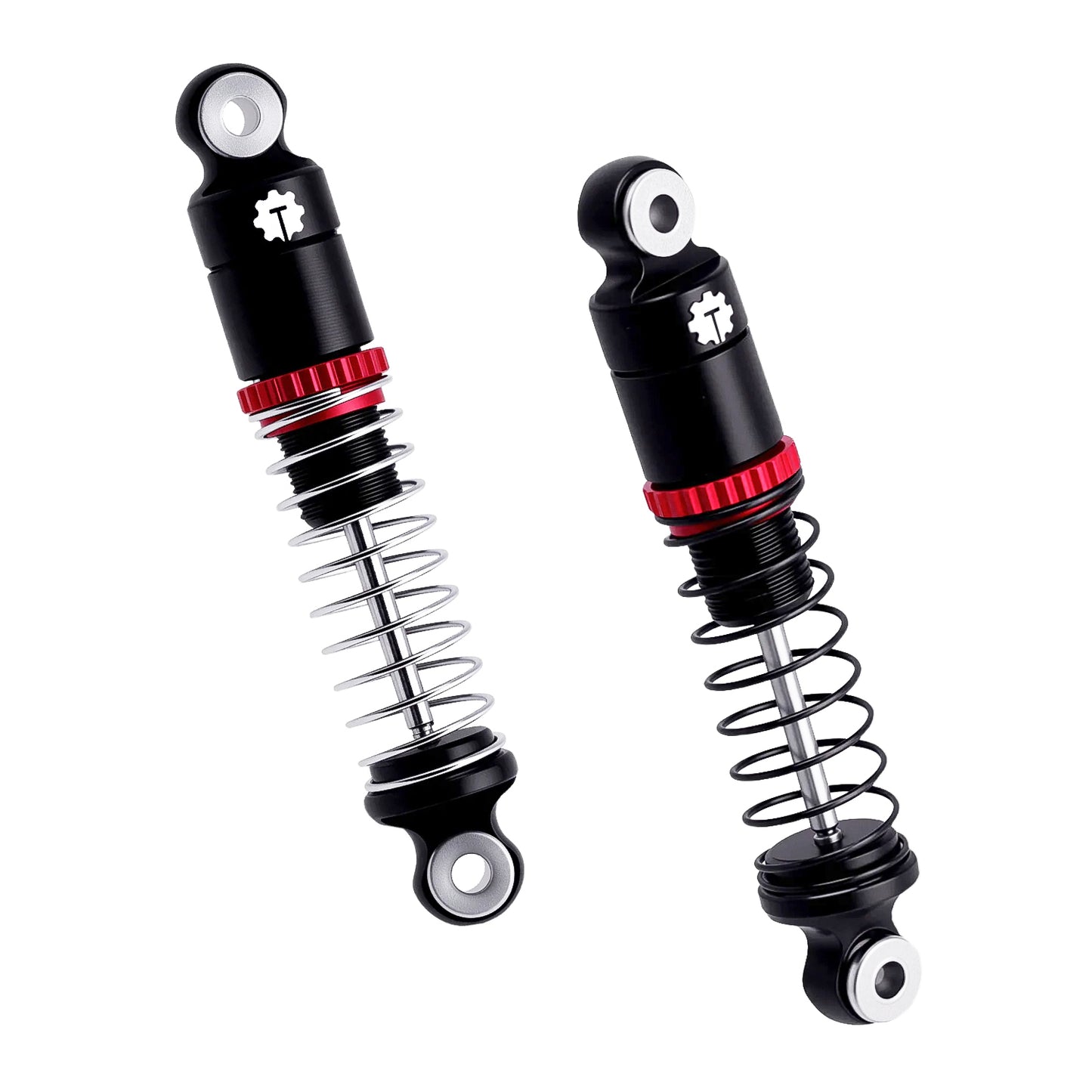 TCRC 4PCS Aluminum 27mm Shock Absorber Damper Set for Axial SCX30 1/30 RC Crawler Car Upgrades