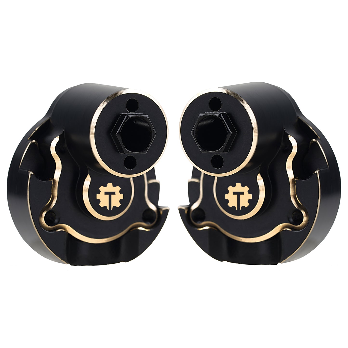 TCRC Brass Rear Outer Portal Cover+Inner Portal Cover Housing 34g/Pair Weights for Redcat Ascent-18