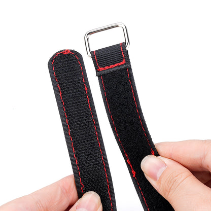 TCRC 2PCS 20x300MM Kevlar Stitched RC Battery Straps Reusable Cable Straps Adjustable Cinch Straps