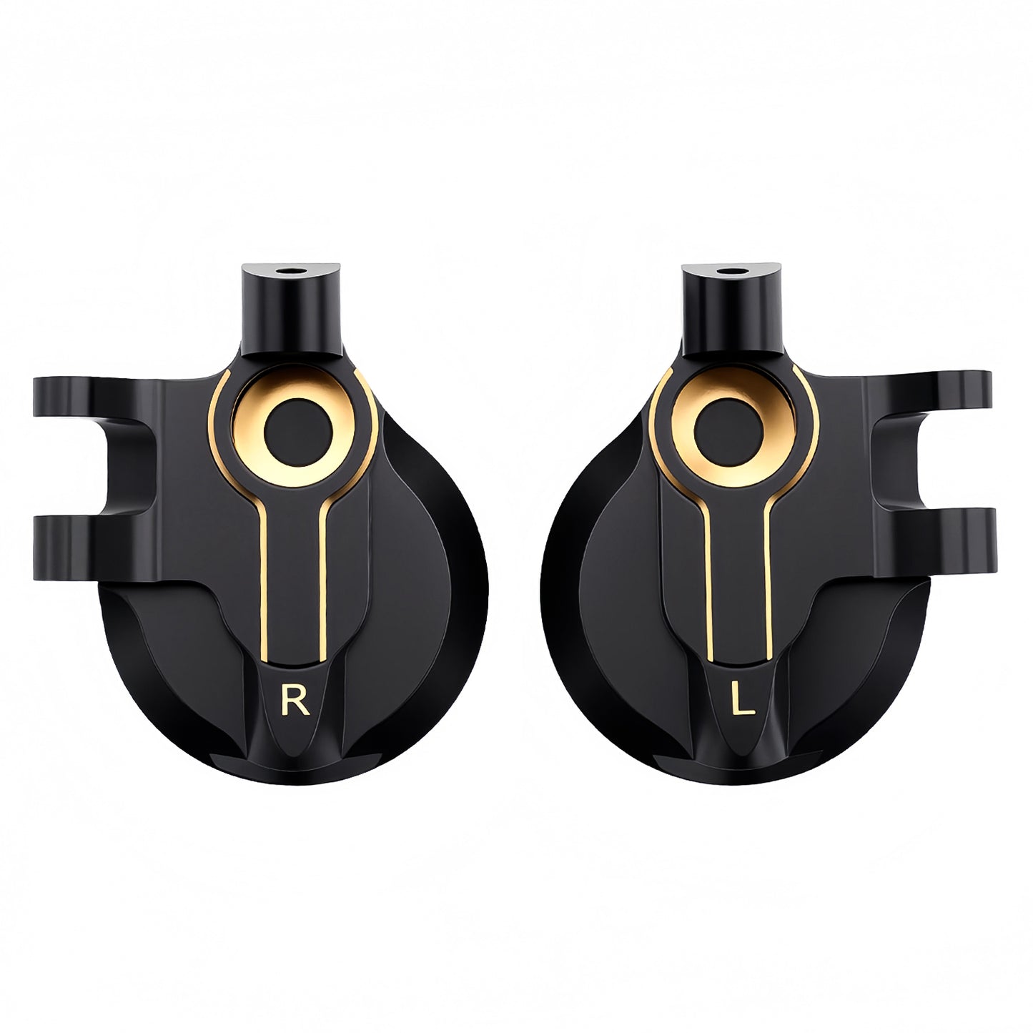 TCRC Brass Front Steering Knuckles Outer Portal Cover+Inner Portal Cover Housing 224g/Pair Weights for Axial 1/8 AXP8 Gilamon Trail Buggy
