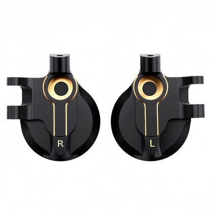 TCRC Brass Front Steering Knuckles Outer Portal Cover+Inner Portal Cover Housing 224g/Pair Weights for Axial 1/8 AXP8 Gilamon Trail Buggy