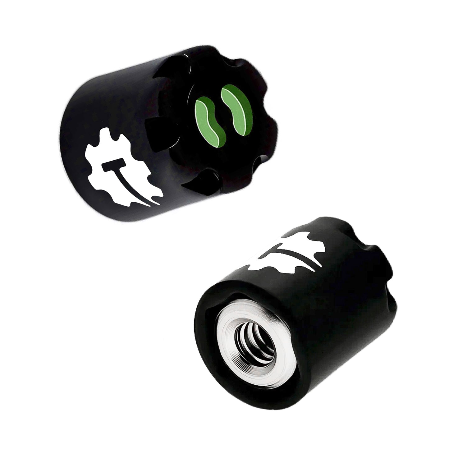 TCRC 4PCS Aluminum M2 Wheels Center Caps Lock Nuts