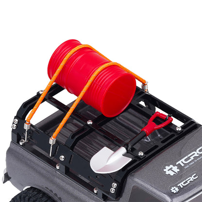 TCRC 10pcs 100mm RC Luggage Rope Roof Rack Tie Down Straps for 1/24 1/18 RC Crawler Car