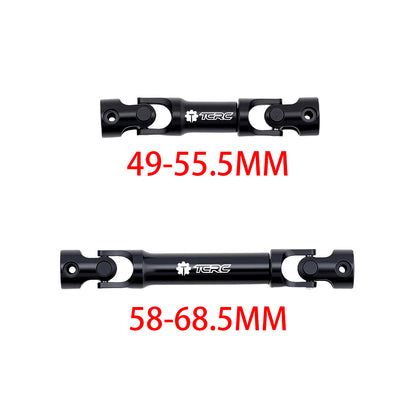 TCRC 2PCS Hard Alloy Steel 4140 Chromoly Drive Shafts Set for 1/18 TRX4M Defender Bronco Crawler Truck Upgrade
