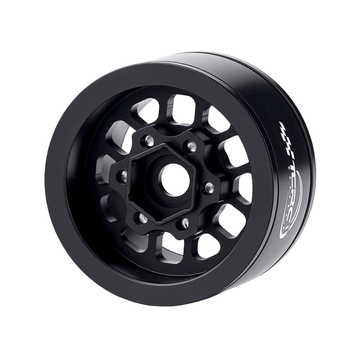 TCRC 4PCS Deep Dish Splash Anodizing Aluminum 1.55 Inch Wheels Hubs