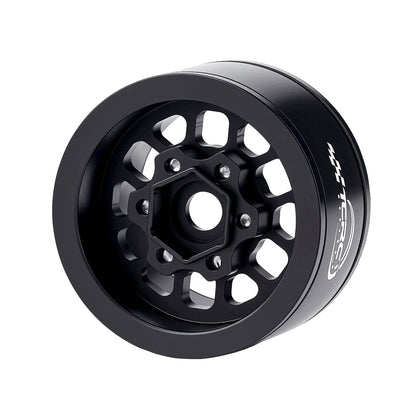 TCRC 4PCS Deep Dish Splash Anodizing Aluminum 1.55 Inch Wheels Hubs