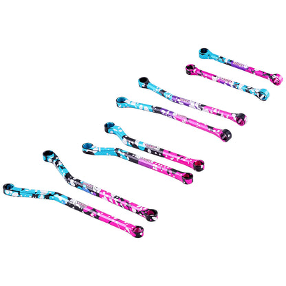 TCRC Splash Anodizing Aluminum High Clearance Chassis Links Set for Axial SCX30 1/30 RC Crawler Car Upgrades