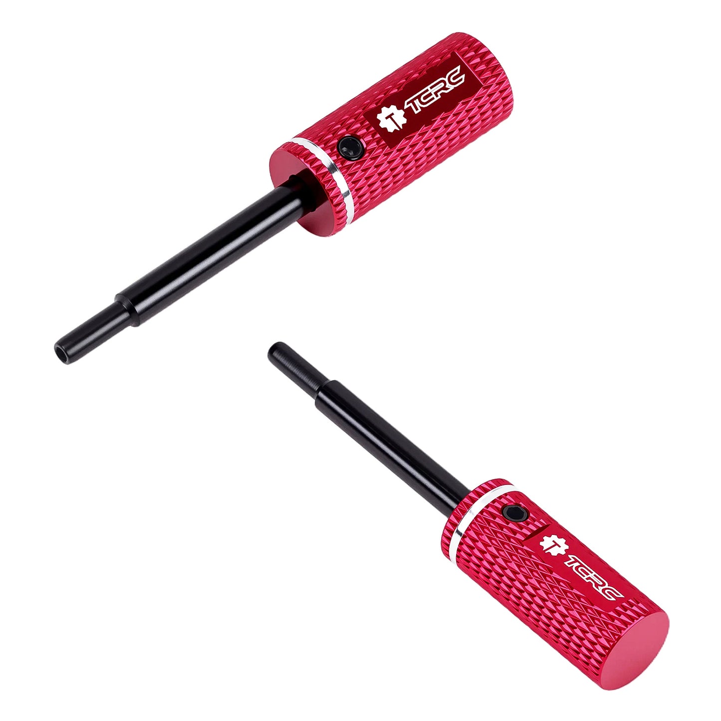 TCRC 75PCS Carbon Steel M1.4x4mm Beadlock Screws with Aluminum Easy Handheld Installation Tool for 1.0inch 1.3inch wheel hubs