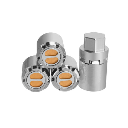 TCRC Aluminum M2.5 Wheels Center Caps Lock Nuts