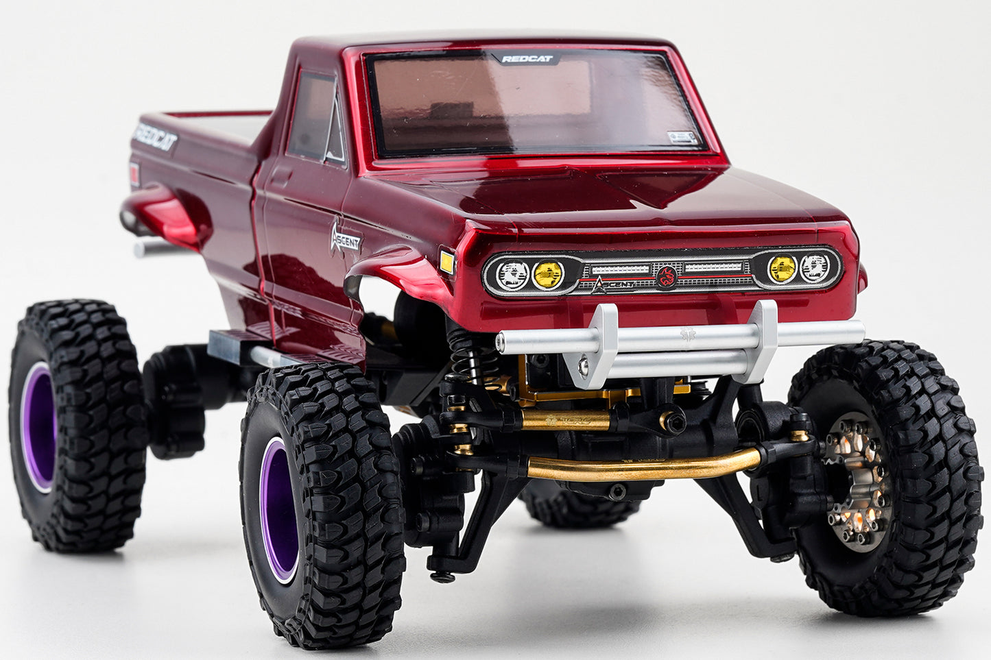 TCRC Aluminum Front and Rear Bumper Set For Redcat Ascent-18