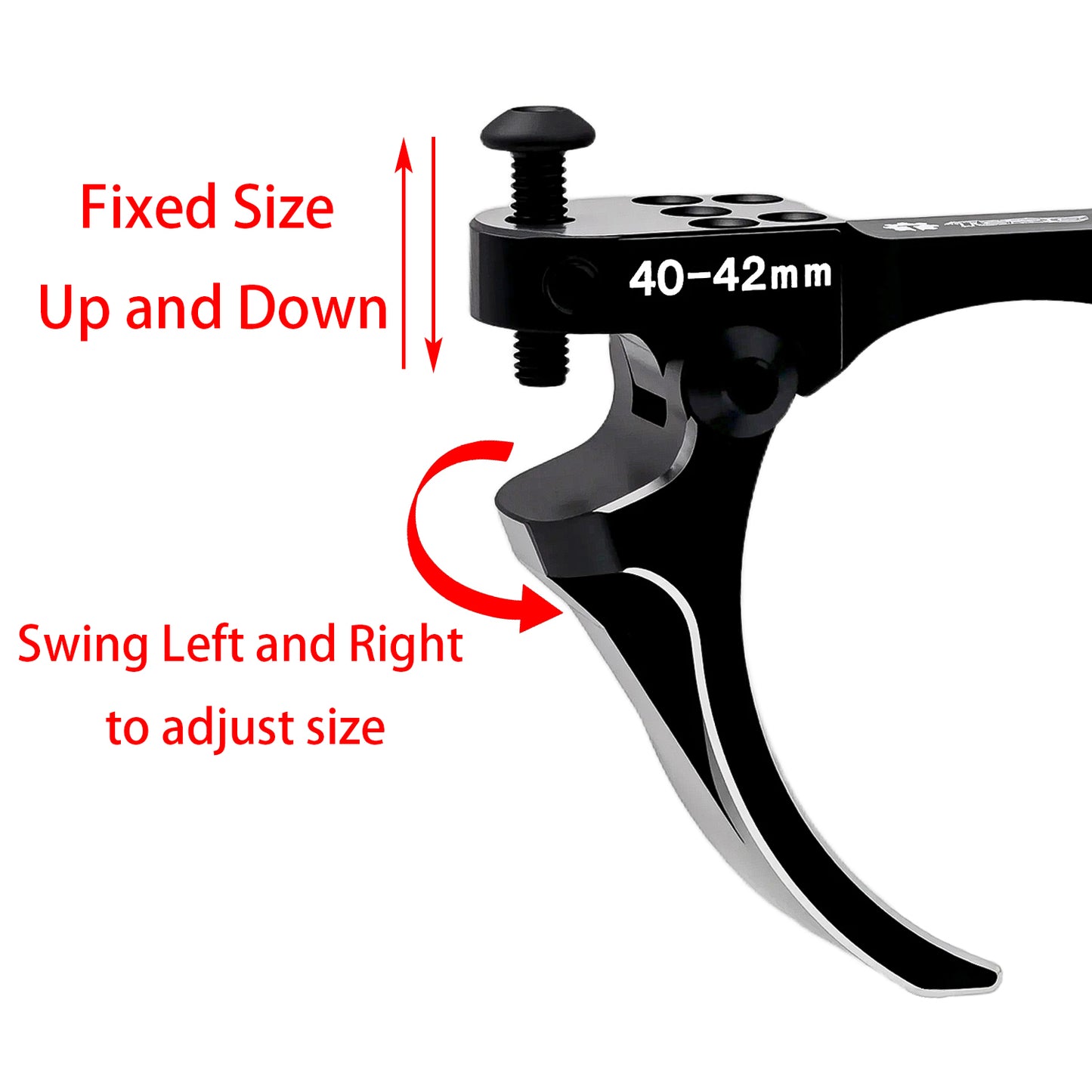 TCRC Aluminum 40-42mm/44-46mm Dia. 1/8 Scale Motor Fan Holder Mount