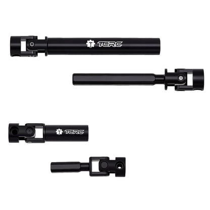 TCRC 2PCS Hard Alloy Steel 4140 Chromoly Drive Shafts For 1/24 Axial SCX24 C10 JLU Bronco Base Camp 4Runner