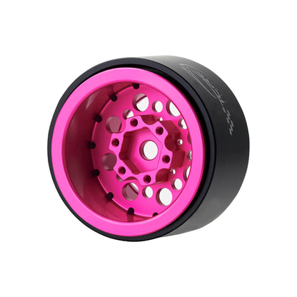 TCRC 4PCS Aluminum Deep Dish 1.0Inch Beadlock Wheels Hubs