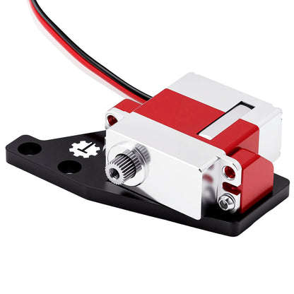 TCRC Aluminum Servo Mounting Plate,transfer the ASD from rear to the Transmission for Axial 1/8 AXP8 Gilamon Trail Buggy