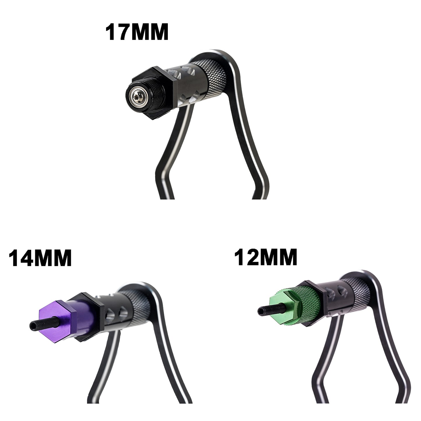 TCRC Wheel Tire Balancer RC Tire Balance Support Base Tool with 12mm 14mm 17mm Wheel adapters for 1/5 1/6 1/8 1/10 RC Cars
