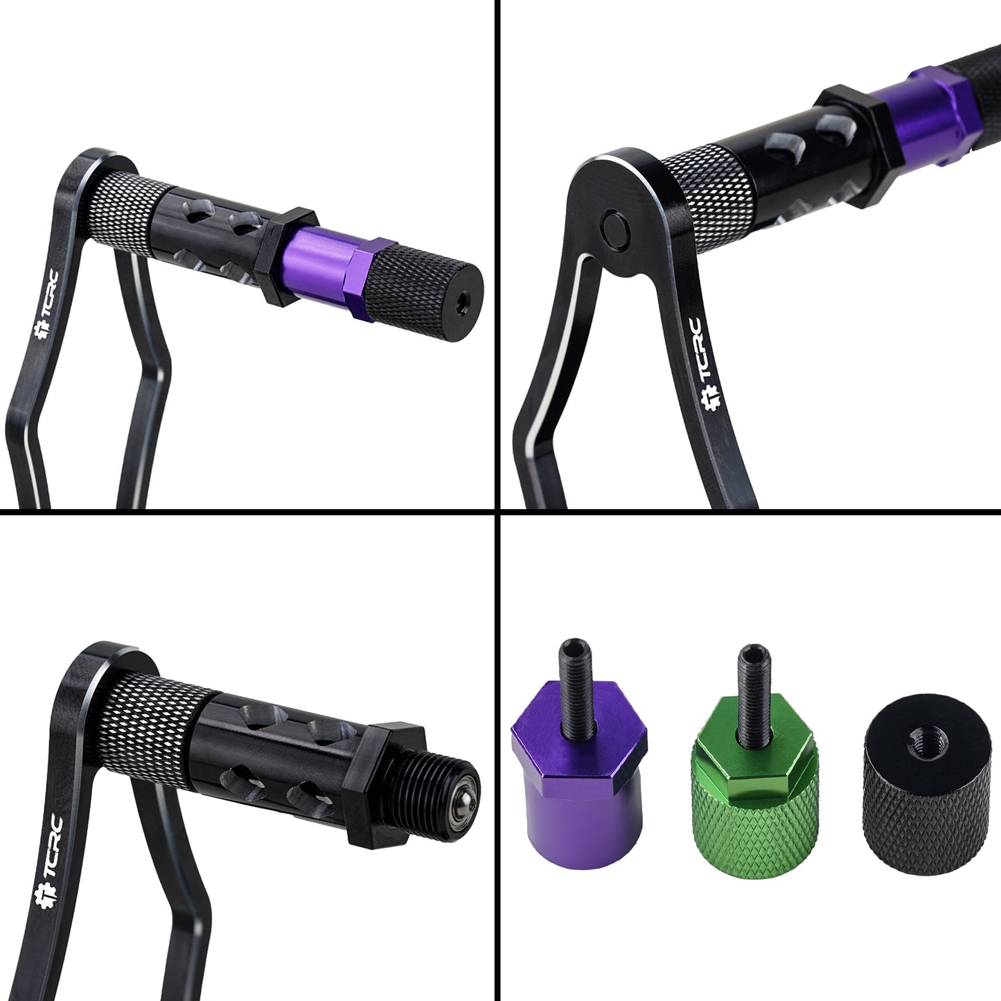 TCRC Wheel Tire Balancer RC Tire Balance Support Base Tool with 12mm 14mm 17mm Wheel adapters for 1/5 1/6 1/8 1/10 RC Cars