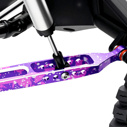 TCRC 2PCS Splash Anodizing Aluminum Rear Lower Suspension Linkage Trailing Arm Tie Rod for Axial 1/8 AXP8 Gilamon Trail Buggy