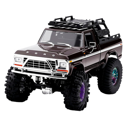 TCRC Metal Front and Rear Bumpers Set for 1/18 TRX4M F-150 High Trail Crawler Truck Upgrade