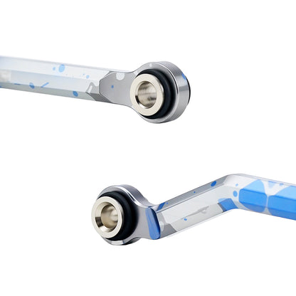 TCRC Splash Anodizing Aluminum High Clearance Chassis Links Set for 1/18 TRX4M F-150 High Trail Crawler Truck